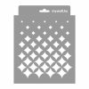 Csillogás stencil - Festő - 18x23 cm mini