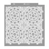 Csipke 09 stencil - 3D - 59x63 cm extra 1
