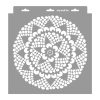 Csipke 09 stencil - 3D - 18x35 cm tortatál