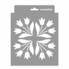 Csipke 04 stencil - 3D - 18x23 cm mini