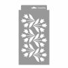 Csipke 04 stencil - Festő - 18x35 cm kicsi