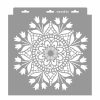 Csipke 04 stencil - Festő - 31x35 cm közepes