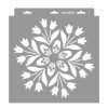 Csipke 04 stencil - 3D - 28x29 cm tortatál