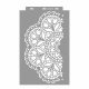 Csipke 04 stencil - 3D - 38x60 cm maxi