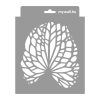 Wonderful leaves 3D stencil - 18x23 cm