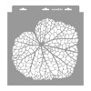 Wonderful leaves painting stencil - 31x35 cm
