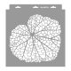 Wonderful leaves painting stencil - 31x35 cm