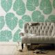 Wonderful leaves painting stencil - 18x23 cm