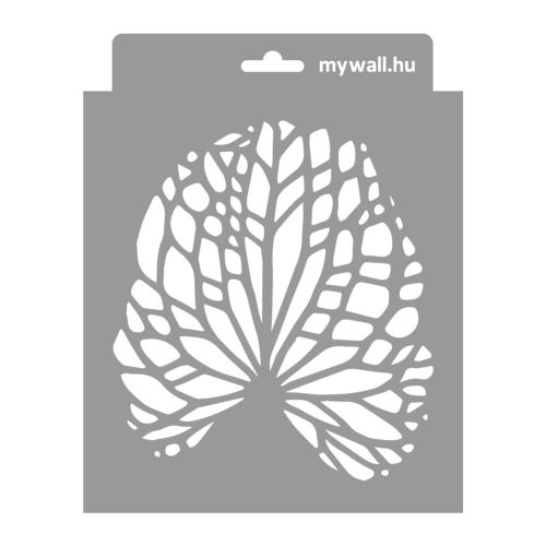 Wonderful leaves painting stencil - 18x23 cm