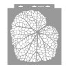 Wonderful leaves painting stencil - 38x42 cm
