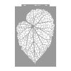 Wonderful leaves painting stencil - 59x89 cm