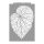Wonderful leaves painting stencil - 59x89 cm