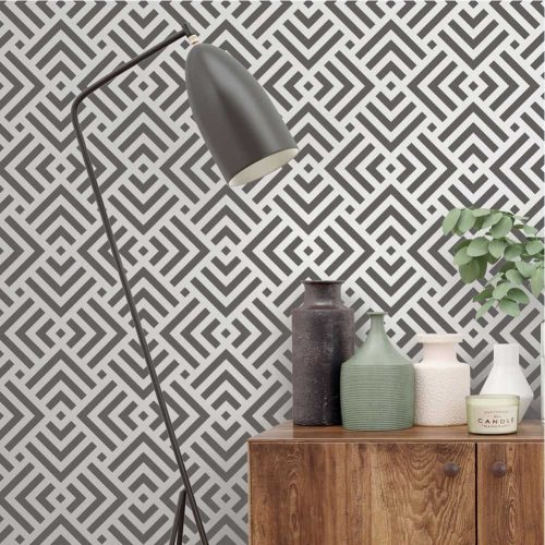 Diagonal 05 stencil - 3D - 38x60 cm maxi 1