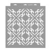 Diagonal 07 3D stencil - 38x42 cm