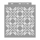 Diagonal 07 stencil - 3D - 38x42 cm nagy
