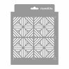 Diagonal 08 stencil - 3D - 18x23 cm mini