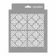 Diagonal 08 stencil - 3D - 18x23 cm mini