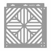 Diagonal 08 stencil - 3D - 31x35 cm közepes