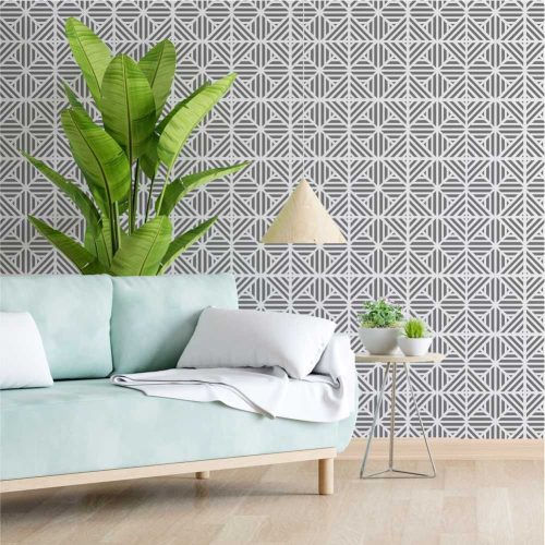 Diagonal 08 stencil - 3D - 38x60 cm maxi