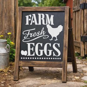 Friss tojás stencil - Festő - 18x23 cm mini