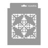 Elegáns csipke stencil - 3D - 18x23 cm mini