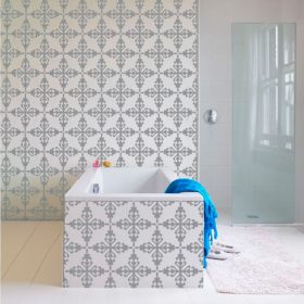 Elegáns csipke stencil - Festő - 18x23 cm mini