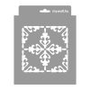 Elegáns csipke stencil - Festő - 18x23 cm mini