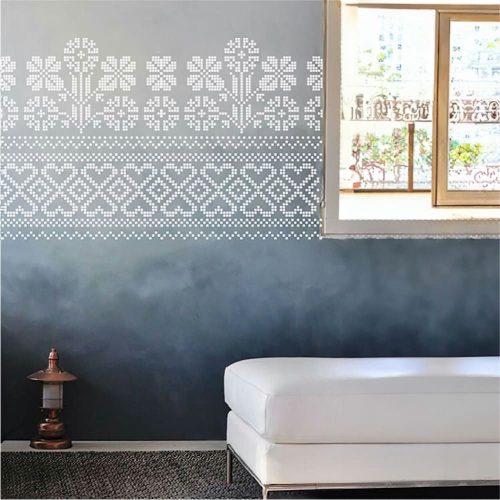 Tree of life painting stencil - 38x60 cm 01