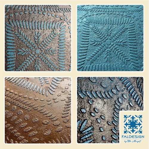 Ezerlyuk stencil - Festő - 31x35 cm közepes