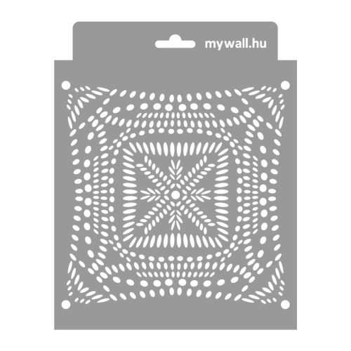 Ezerlyuk stencil - Festő - 18x23 cm mini