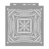 Ezerlyuk stencil - Festő - 38x42 cm nagy 1