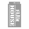 Farmhouse stencil - Festő - 18x35 cm kicsi