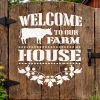 Farmhouse stencil - Festő - 18x23 cm mini