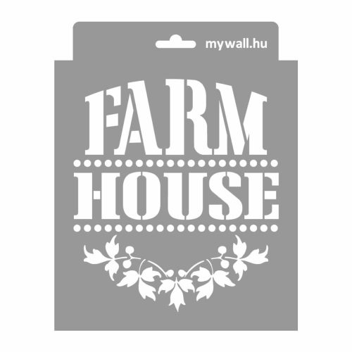 Farmhouse stencil - Festő - 18x23 cm mini