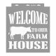 Farmhouse stencil - Festő - 38x42 cm nagy