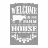 Farmhouse stencil - Festő - 59x89 cm ultra