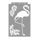Flamingó stencil - Festő - 38x60 cm maxi