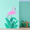 Flamingó stencil - 3D - 38x60 cm maxi