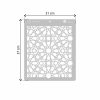 F.ORyou Arab stencil - 3D - 31x37 cm