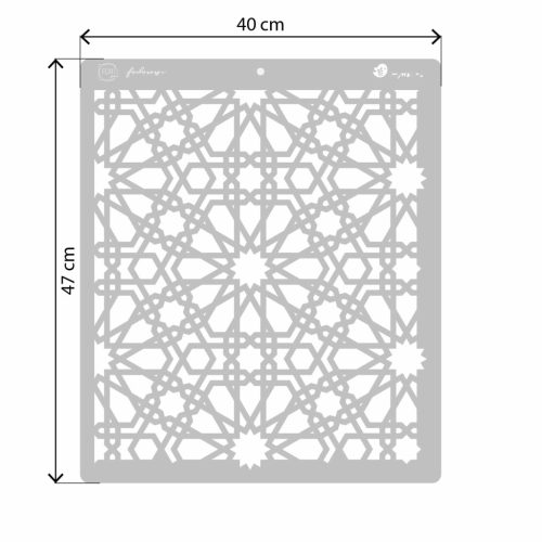 F.ORyou Arab stencil - 3D - 40x47 cm