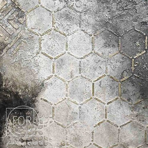 F.ORyou Hexa stencil - 3D - 40x47 cm
