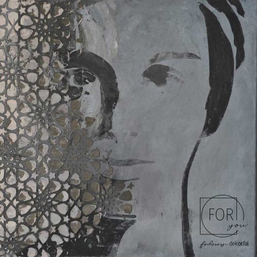 F.ORyou Kamilla stencil - 3D - 40x47 cm