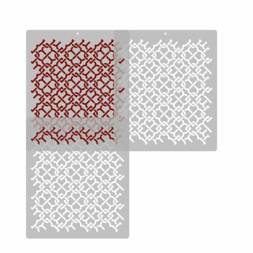 F.ORyou Rattan stencil - 3D - 31x37 cm