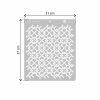 F.ORyou Rattan stencil - 3D - 31x37 cm