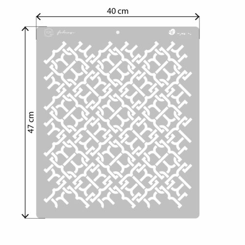 F.ORyou Rattan stencil - 3D - 40x47 cm