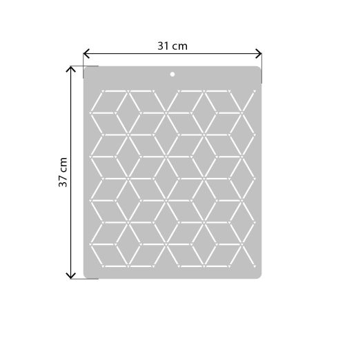 F.ORyou Sors stencil - 3D - 31x37 cm