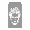 Frida stencil - Festő - 18x35 cm kicsi