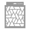 Geometria 02 stencil - Festő - 18x23 cm mini