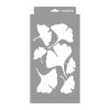 Ginkgo stencil - 3D - 18x35 cm kicsi