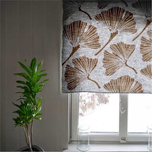Ginkgo painting stencil - 38x42 cm 01
